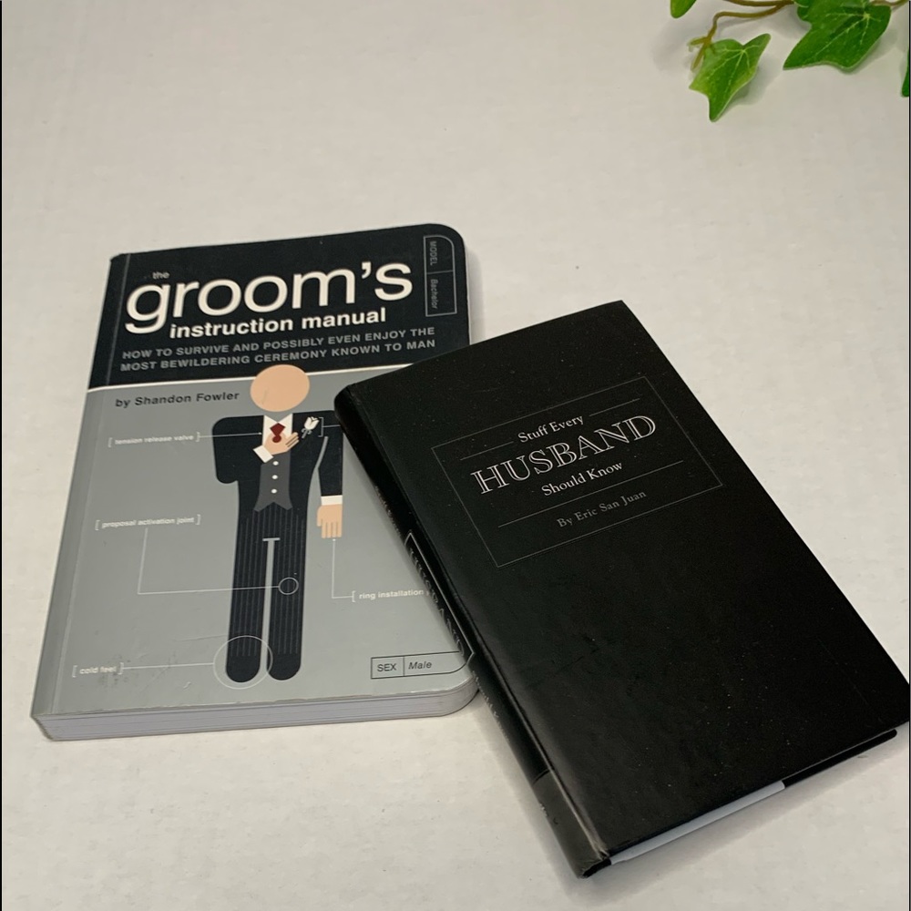 2 Gift Books for  the Groom/ “ Husband to Be “